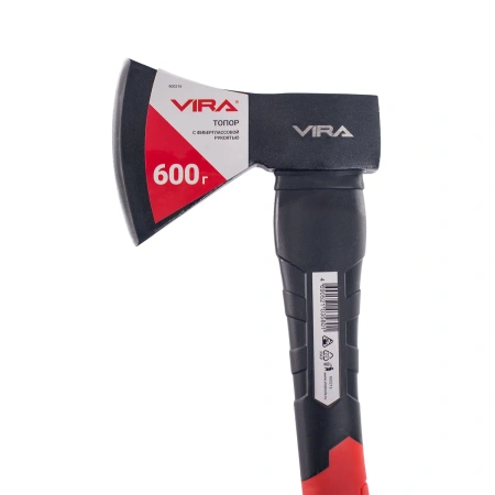 Топор 600г с фиберглассовой рукоятью VIRA 900216;  УТ-00000279